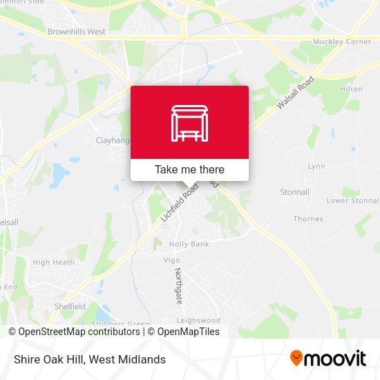 Shire Oak Hill map