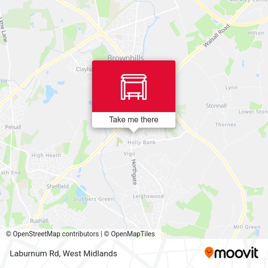 Laburnum Rd map