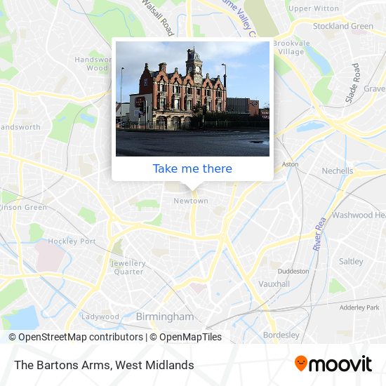 The Bartons Arms map