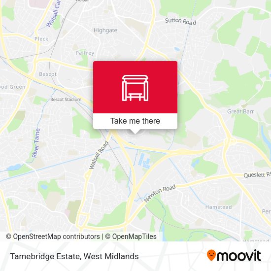 Tamebridge Estate map