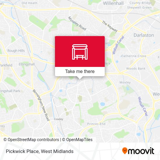 Pickwick Place map