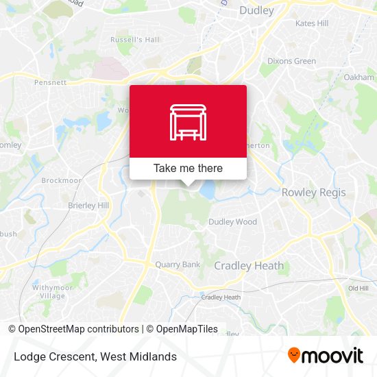 Lodge Crescent map