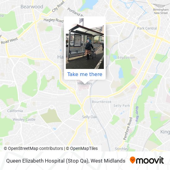 Queen Elizabeth Hospital (Stop Qa) map