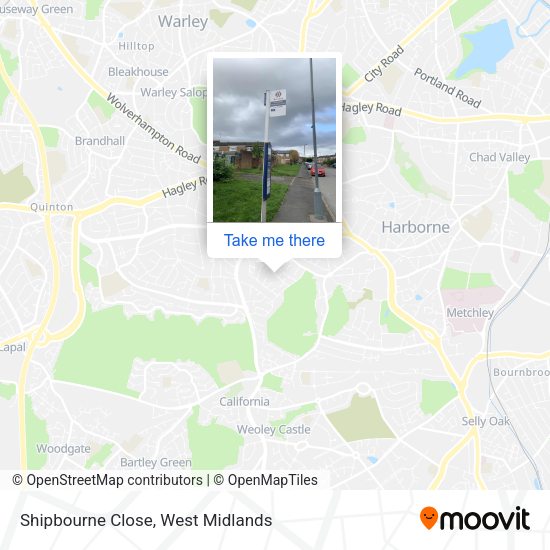 Shipbourne Close map