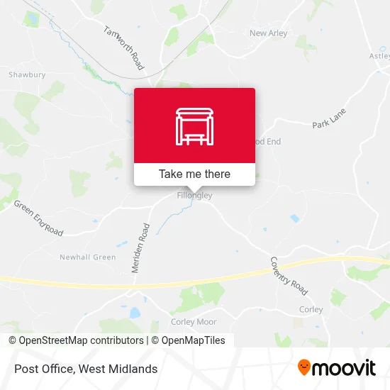 Post Office map