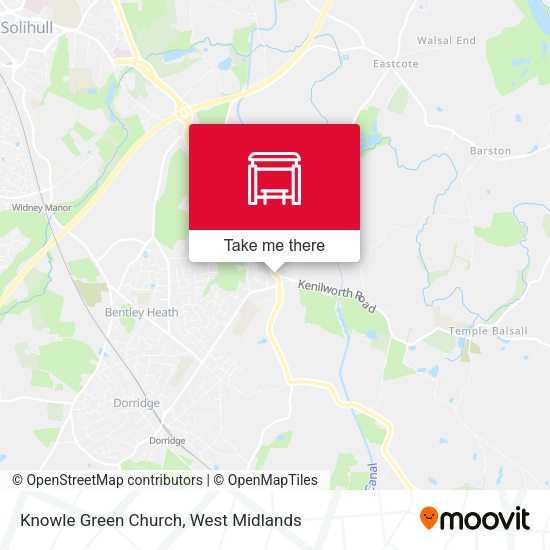 Knowle Green Church map