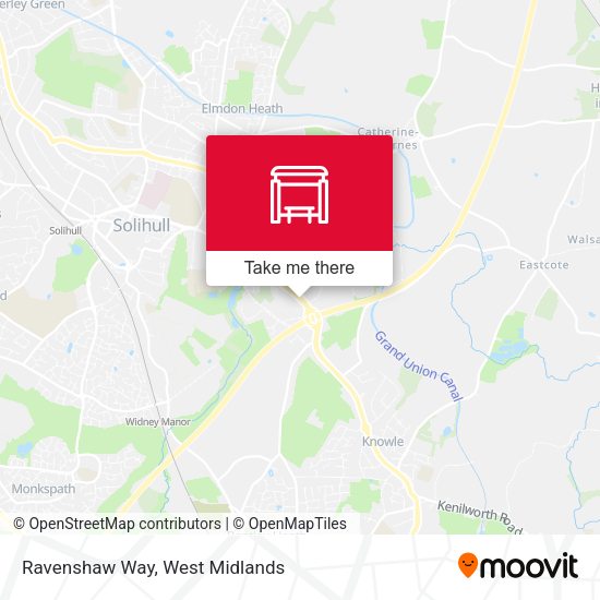Ravenshaw Way map