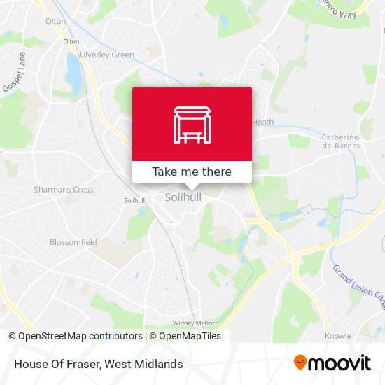 House Of Fraser map