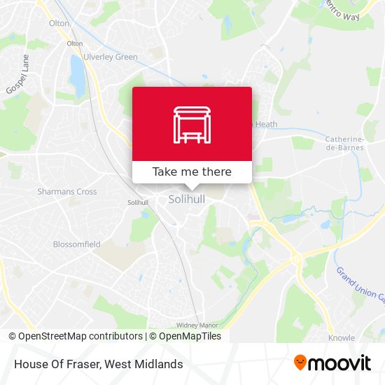 House Of Fraser map