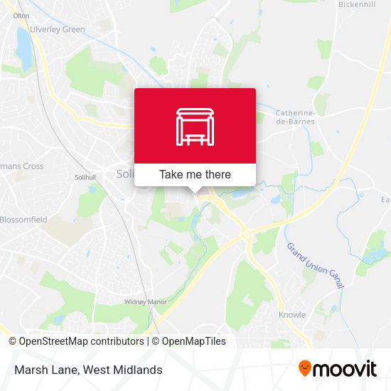 Marsh Lane map