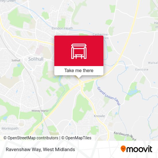 Ravenshaw Way map