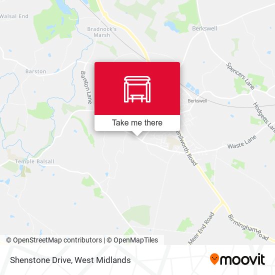 Shenstone Drive map