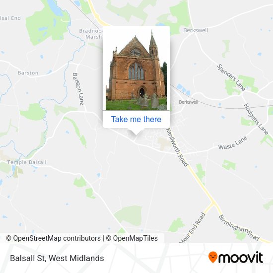 Balsall St map