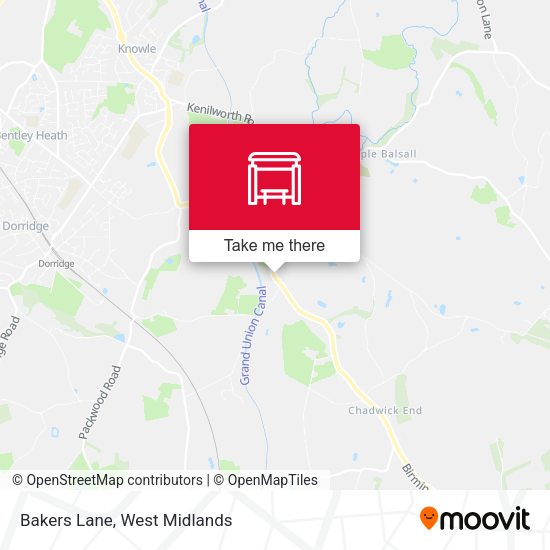 Bakers Lane map