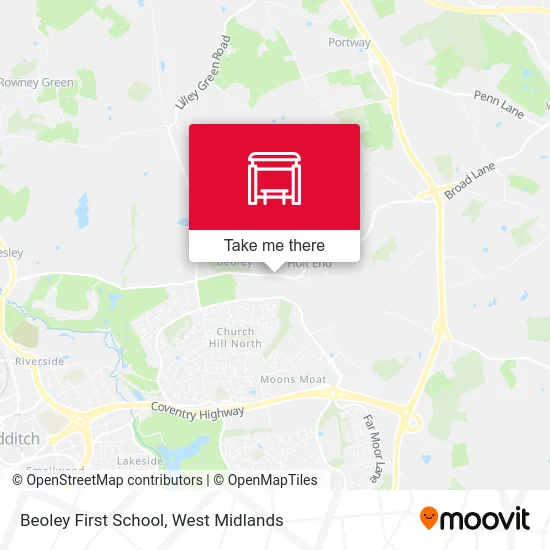 Beoley First School map