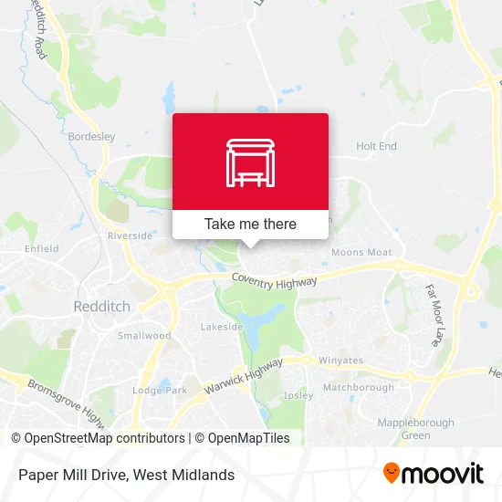 Paper Mill Drive map