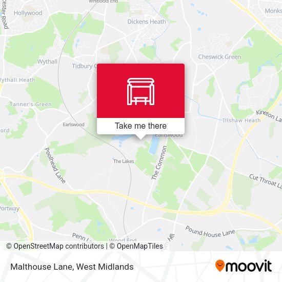 Malthouse Lane map