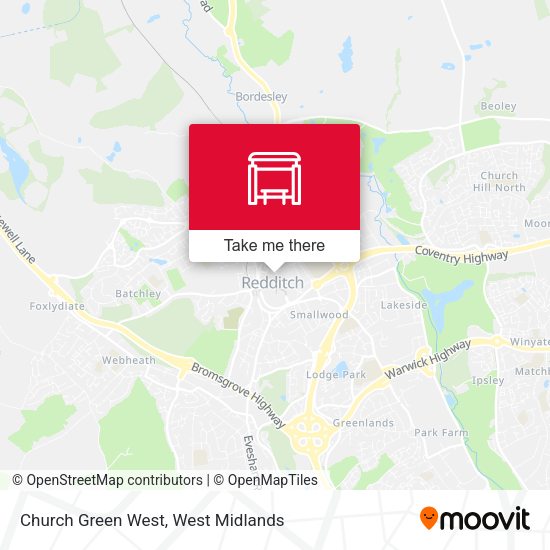 Church Green West map