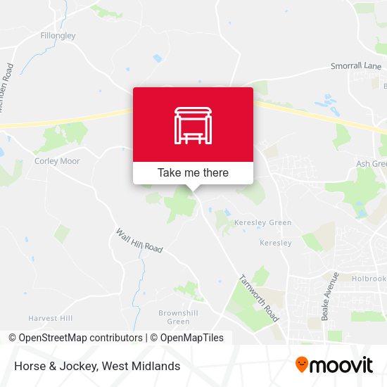 Horse & Jockey map