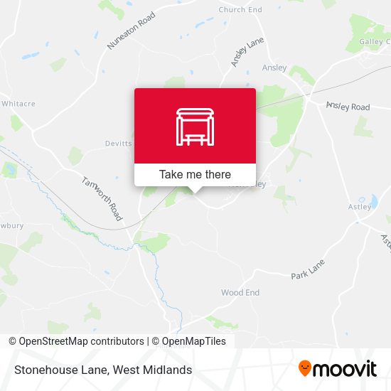 Stonehouse Lane map