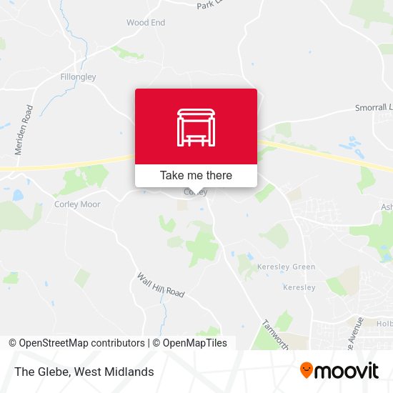 The Glebe map