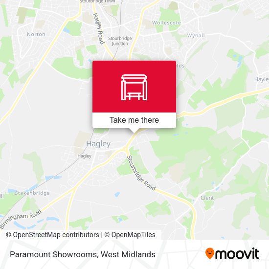 Paramount Showrooms map