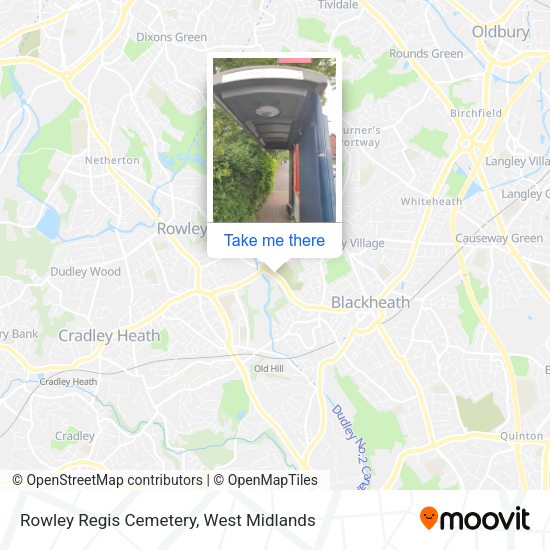 Rowley Regis Cemetery map