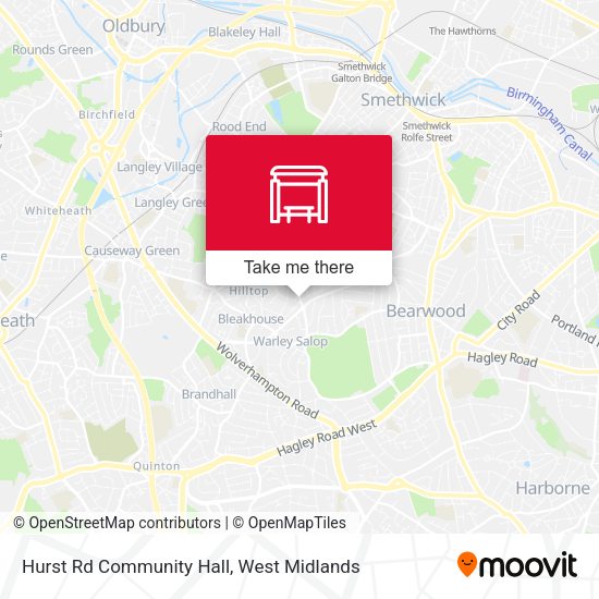 Hurst Rd Community Hall map