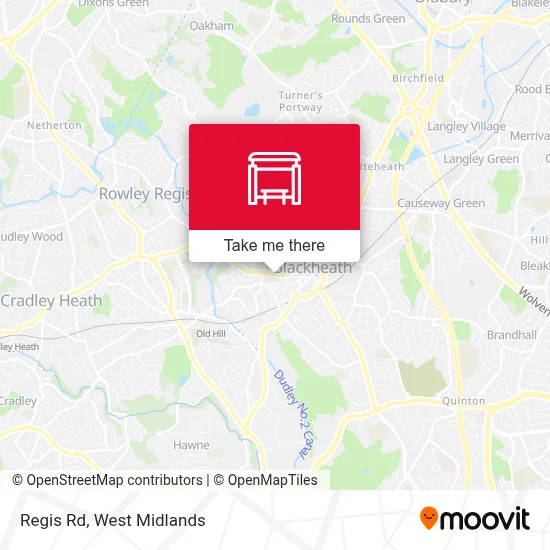 Regis Rd map