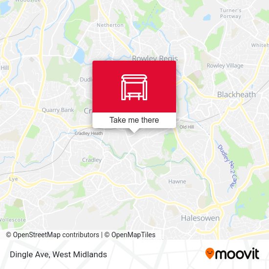 Dingle Ave map