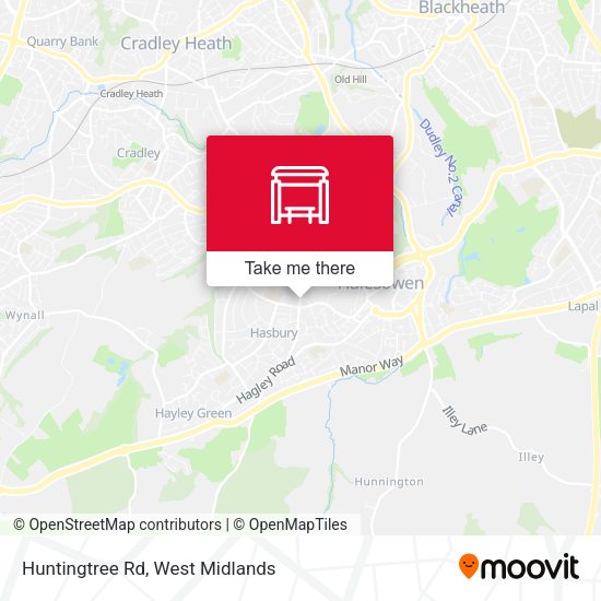 Huntingtree Rd map