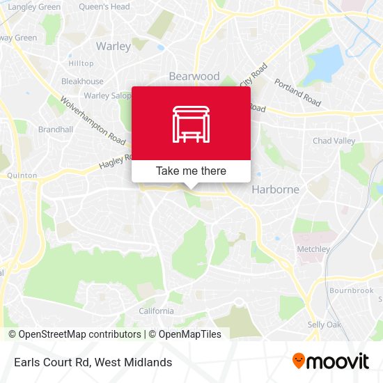 Earls Court Rd map
