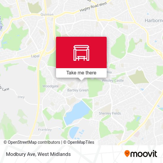 Modbury Ave map