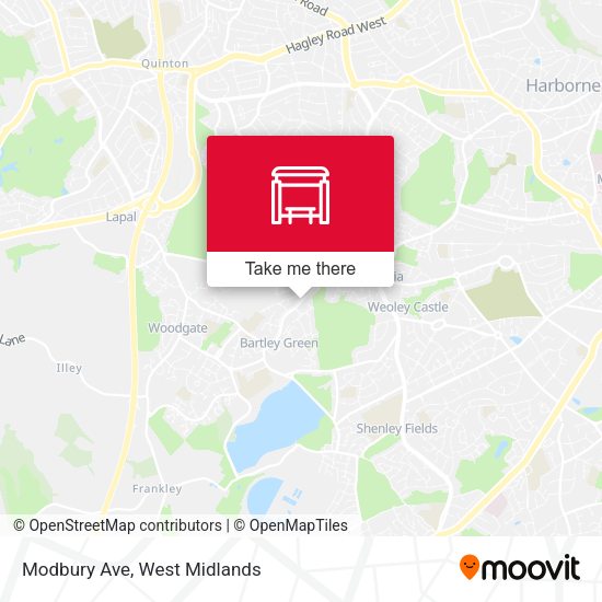 Modbury Ave map