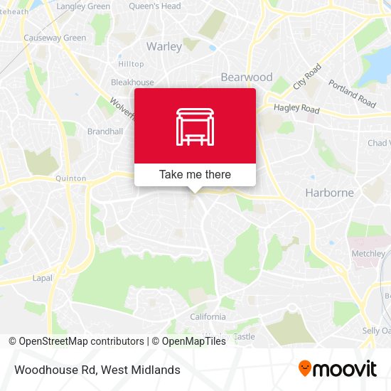 Woodhouse Rd map