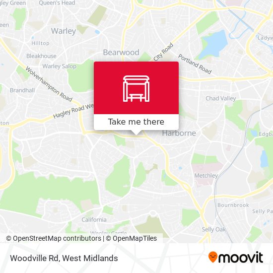 Woodville Rd map