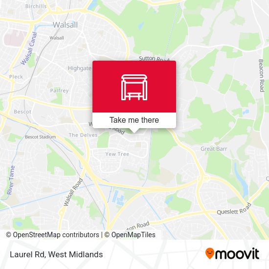 Laurel Rd map