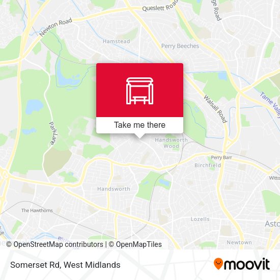 Somerset Rd map