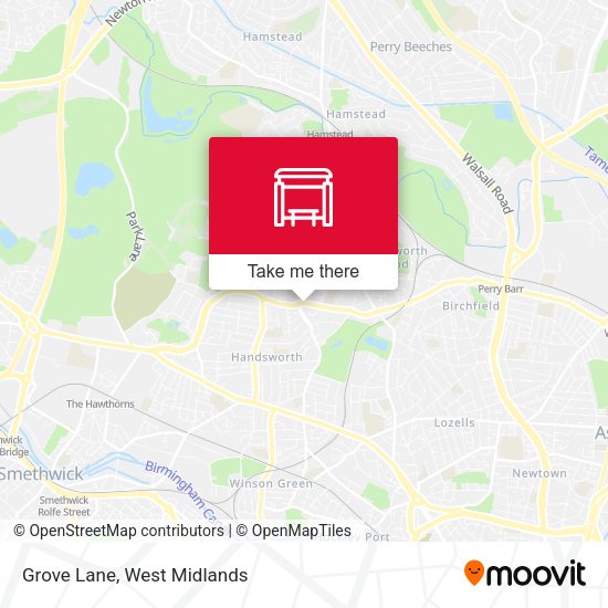 Grove Lane map