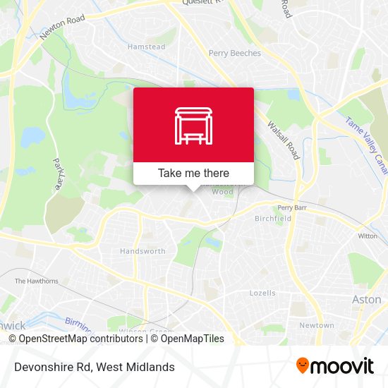 Devonshire Rd map