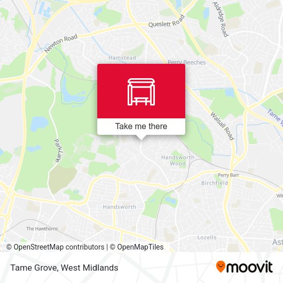 Tame Grove map