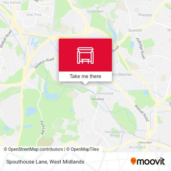 Spouthouse Lane map