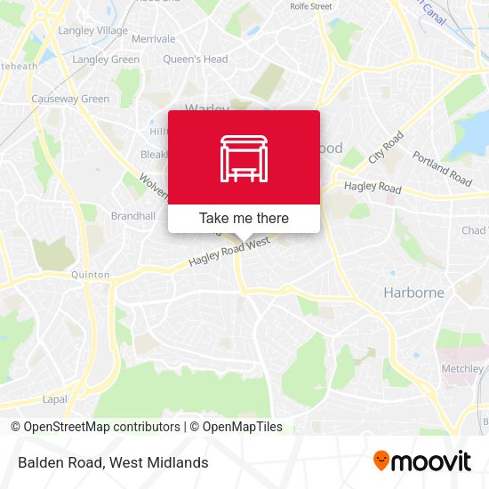 Balden Road map