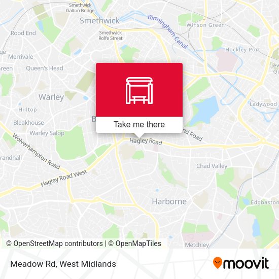 Meadow Rd map