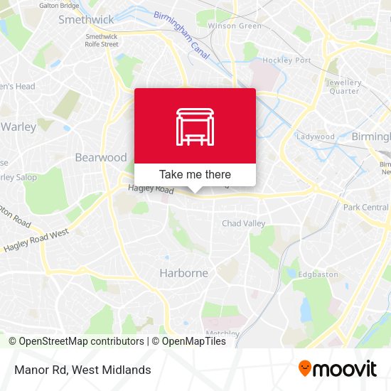 Manor Rd map