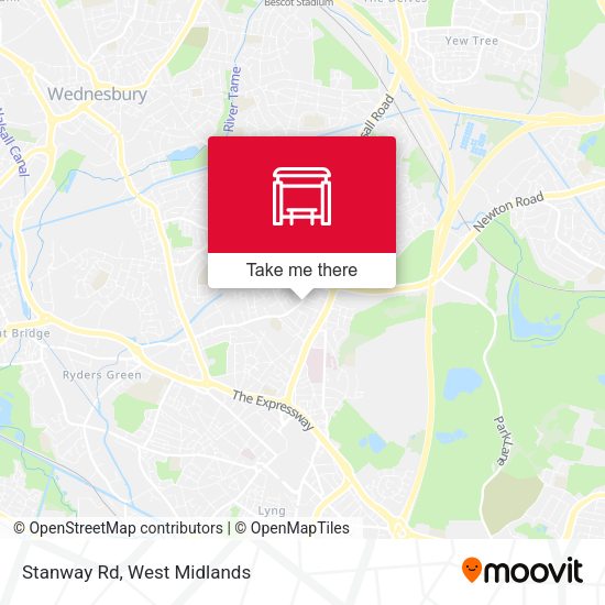 Stanway Rd map