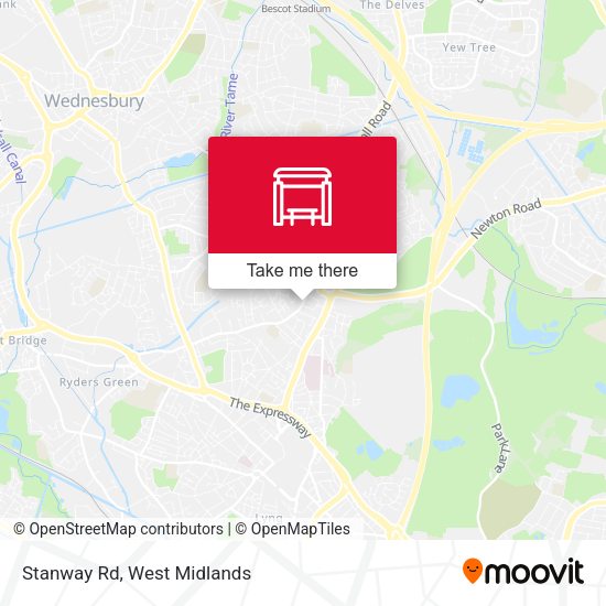 Stanway Rd map