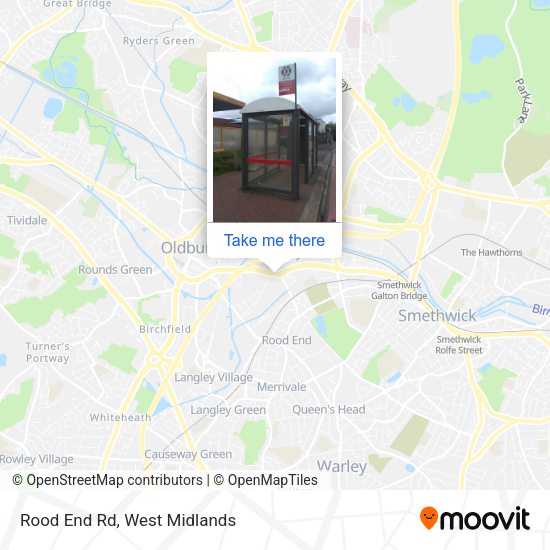 Rood End Rd map