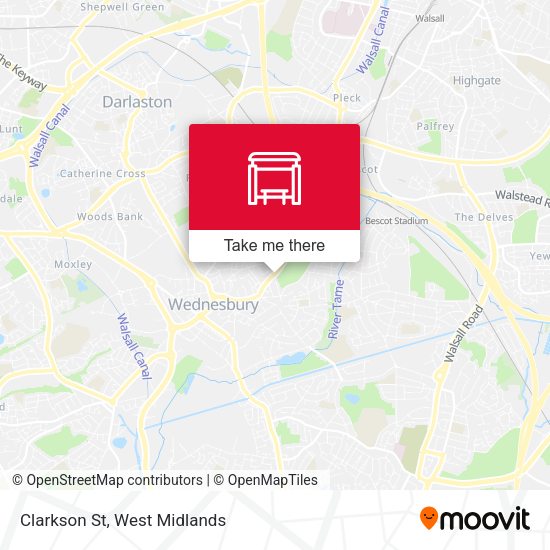 Clarkson St map