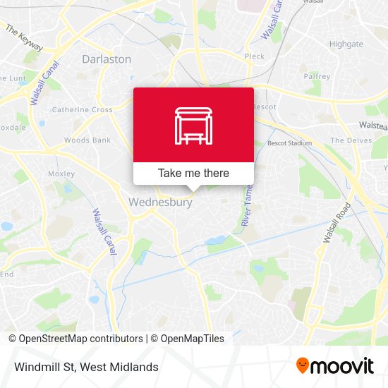 Windmill St map